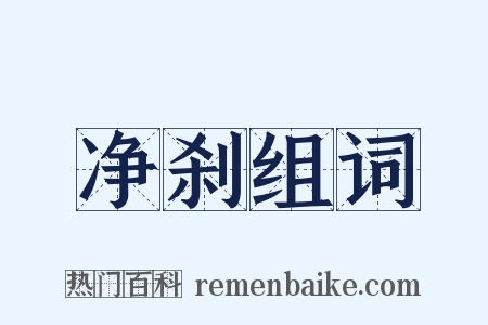 净刹组词是什么意思的图片